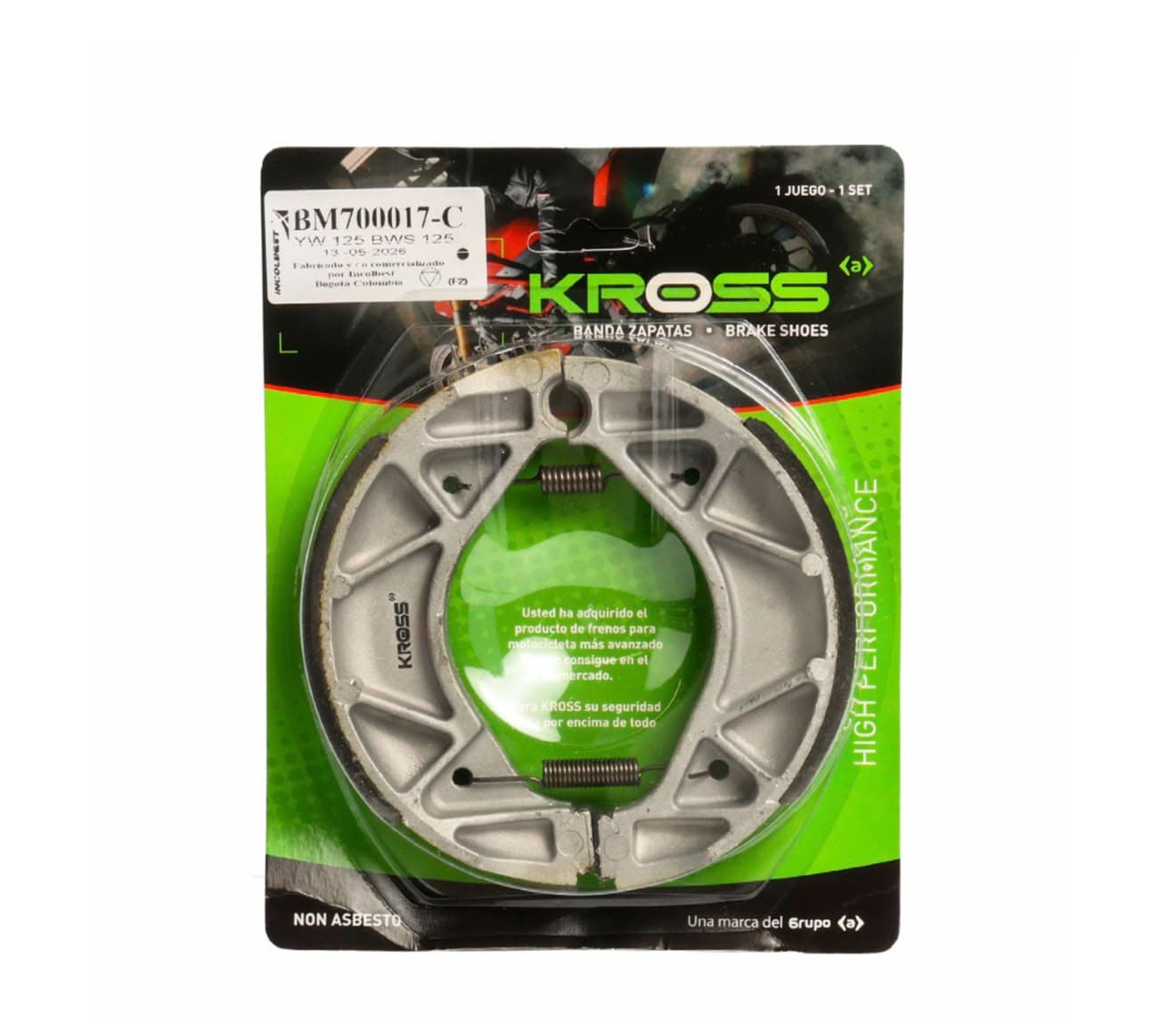 Banda de Freno Trasera Yamaha YW125 BWS 125 4T Kross