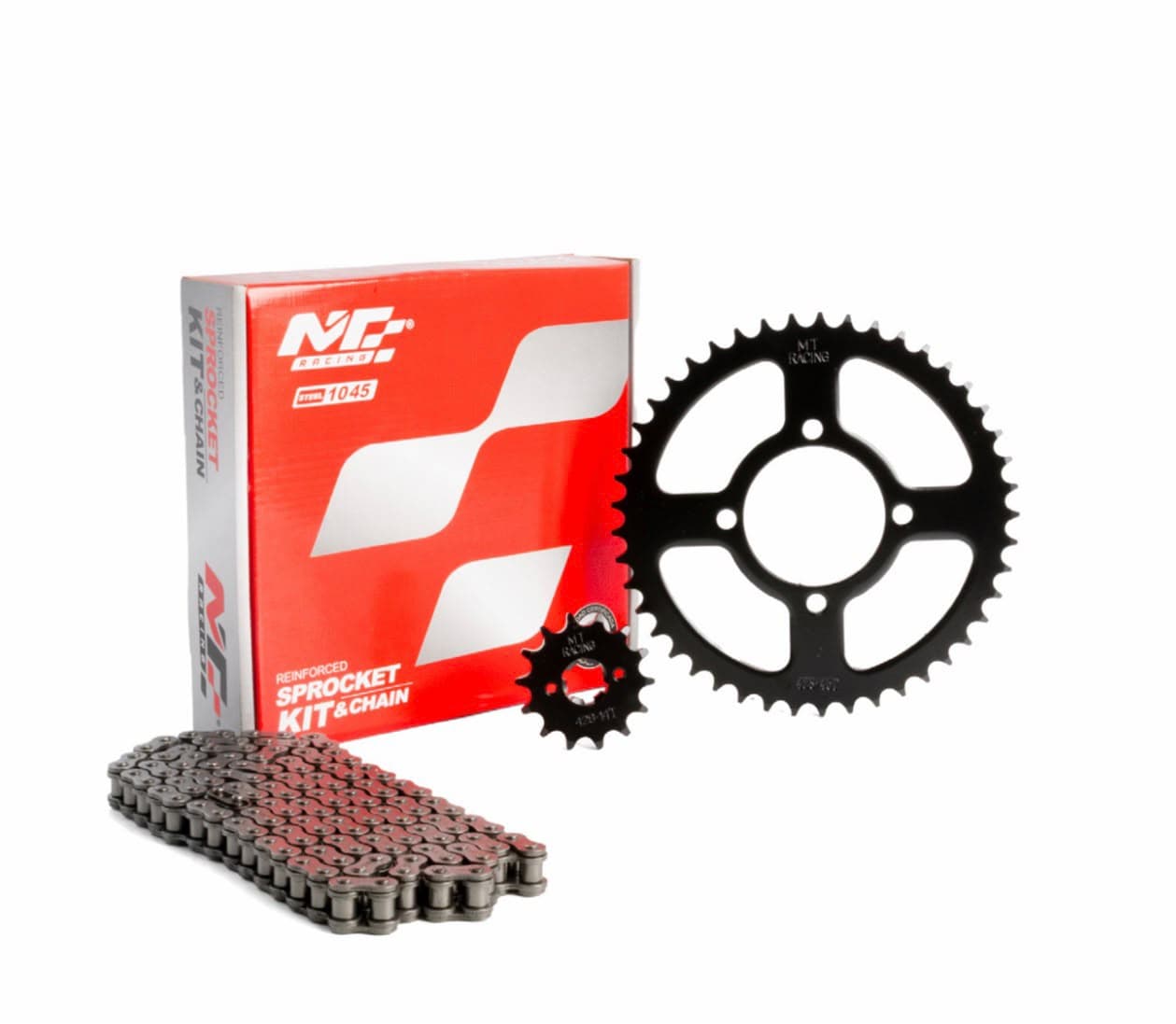 Kit de Arrastre Negro Eco Deluxe 44T / 14T 428H-120L MT Racing