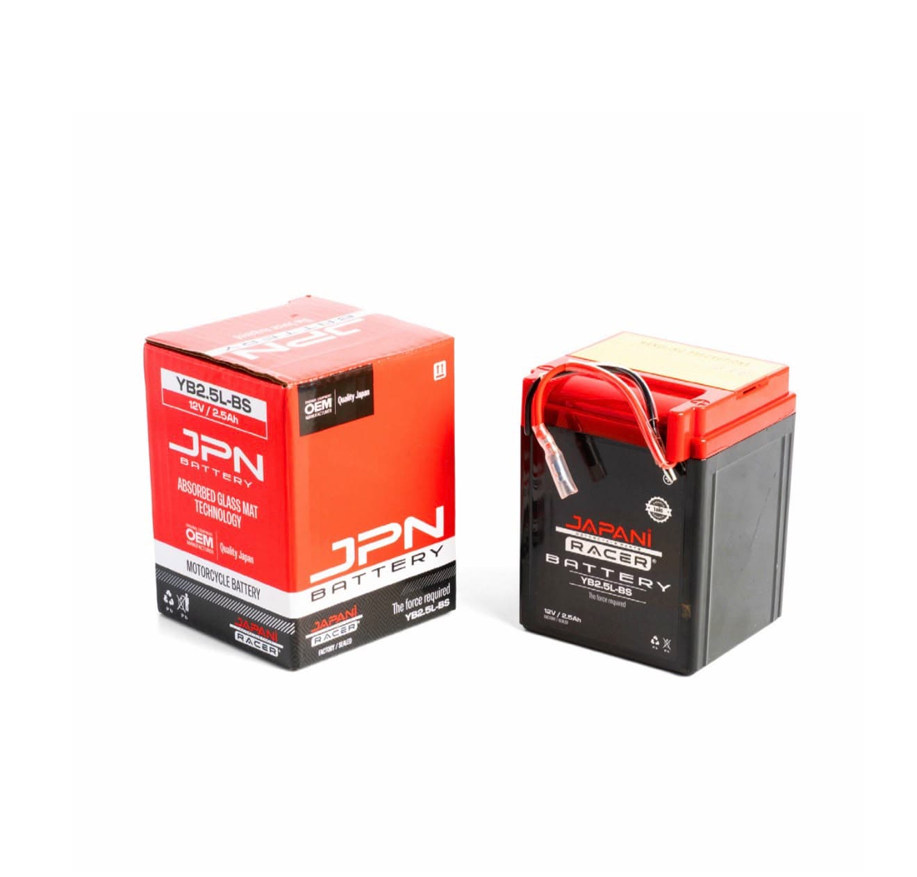 Batería Gel YB2.5L-BS Japani Racer